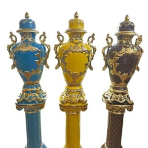 ANFORA + PEDESTAL OSHUN, YEMAYA, OYA, OBATALA, OBBA TALLA XL