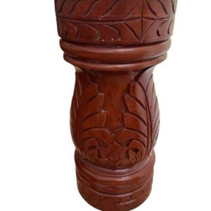PILON DE MADERA TALLADO